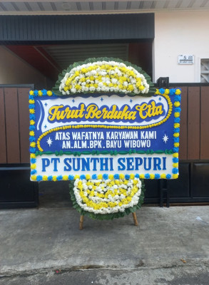 Papan Bunga Duka di Tanjung Rejo